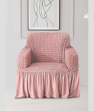 Cortina 5 Seater Polyester Sofa Cover ( Pack of 3 )