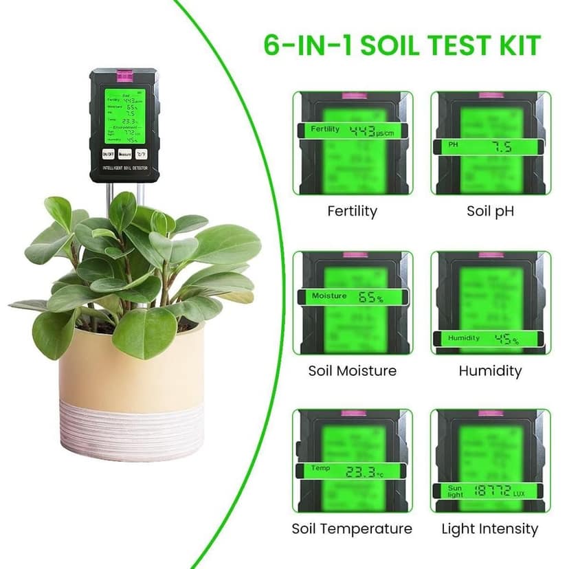 6 in 1 Soil Meter view 5