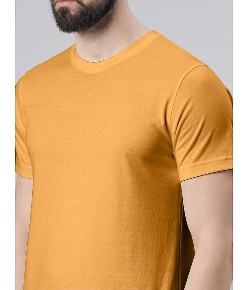 Veirdo Pack of 3 100% Cotton Regular Fit Men's T-Shirt ( Green ) view 2
