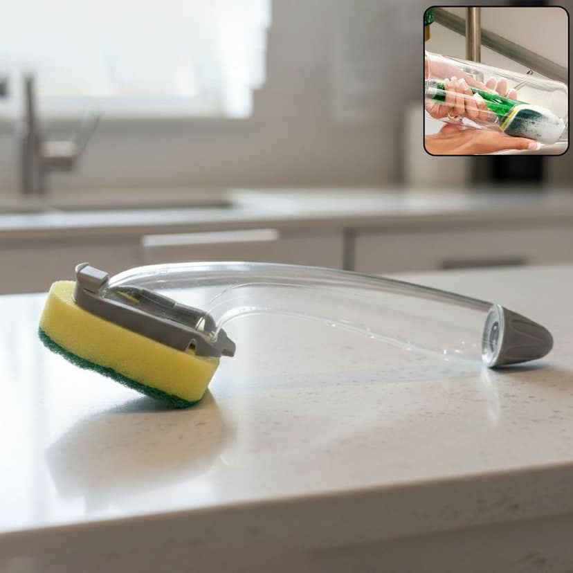 Heavy Duty Soap Dispensing Dishwand – Convenient Kitchen Cleaning view 3