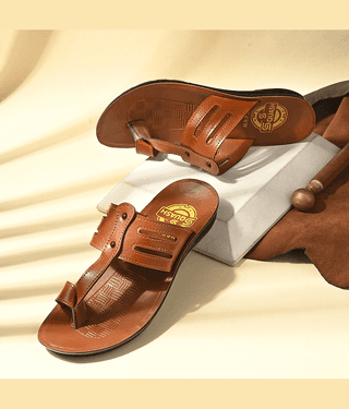 Squash Tan Men's Thong Flip Flop