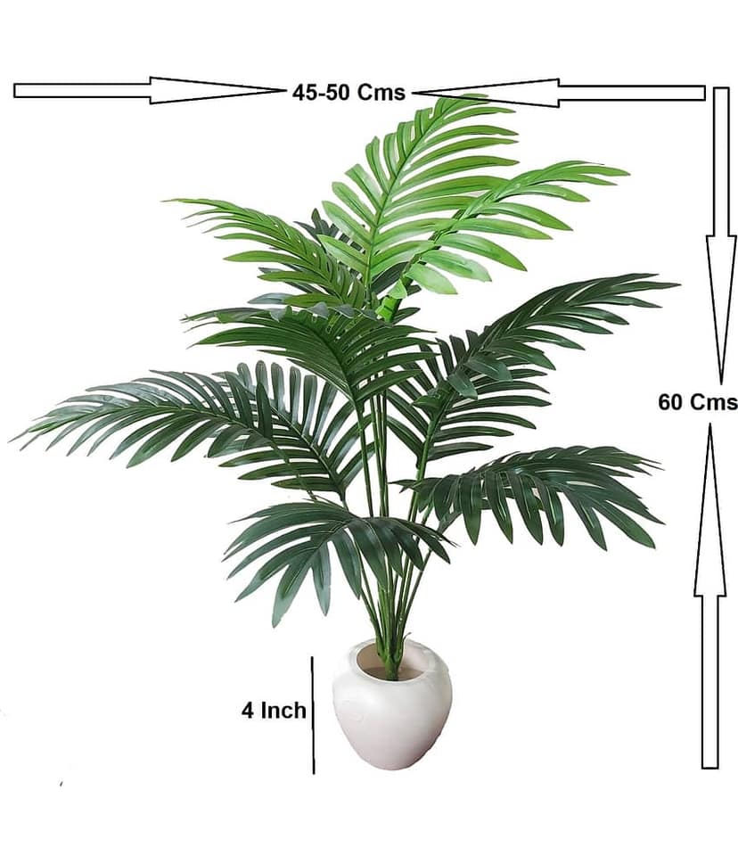 BAARIG - Green Palm Artificial Tree ( Pack of 1 ) view 2