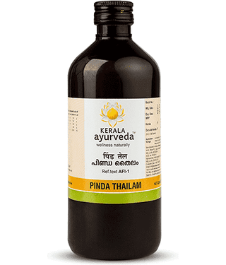Kerala Ayurveda Pinda Thailam 450 Ml, Gout Joint Pain Relief Oil, Gouty Arthritis Gout Relief Oil, Relieves Burning Sensation In Varicose Veins