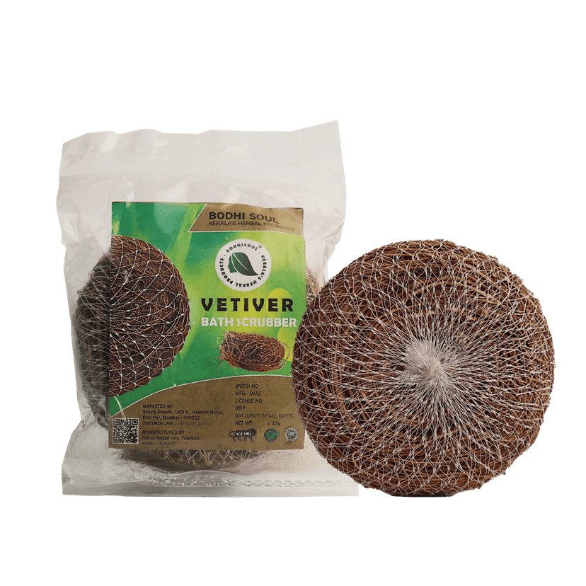 Vetiver Scrubber – Exfoliate with Earth’s Essence