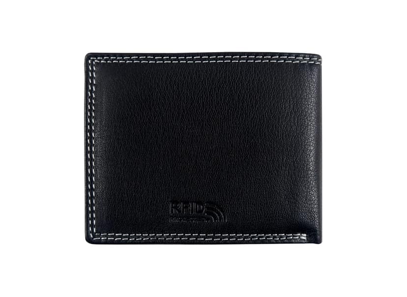 Vital King Men Travel Black Genuine Leather RFID Wallet (12 Card Slots) view 8