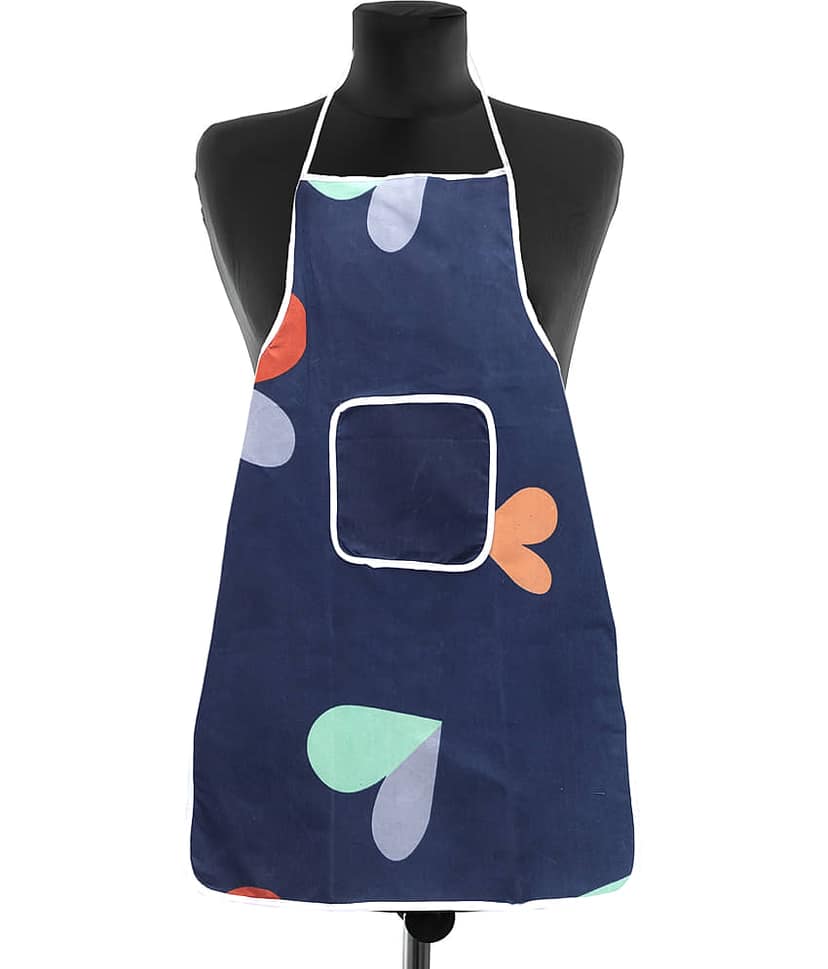 Aazeem Others Printed Kitchen Apron with 1 Center Pocket ( Pack of 2 ) view 2