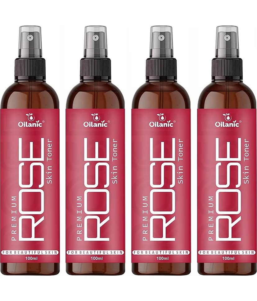 Oilanic Rose Skin Tonic 400 mL Pack of 4