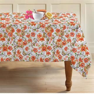 AIRWILL 100% Cotton 2 Seater Table Cover (Pack of 1)