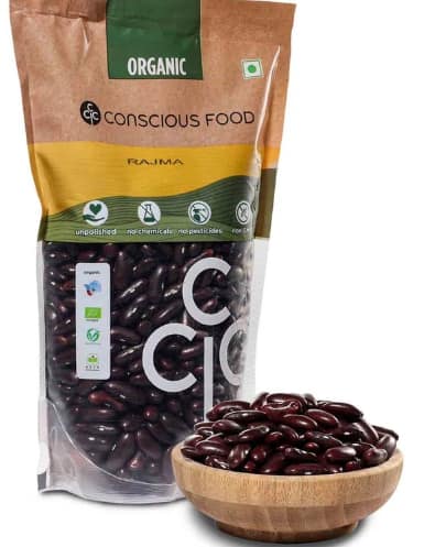 Conscious Food Rajma 500g Organic view 2