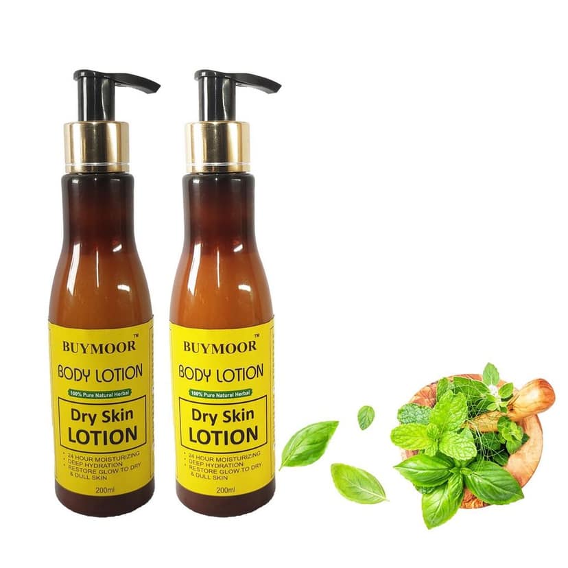 BUYMOOR Dry Skin Deep Nourishing Skin Brightening Body Lotion Men & Women 2400 ML(Pack Of 12). view 3