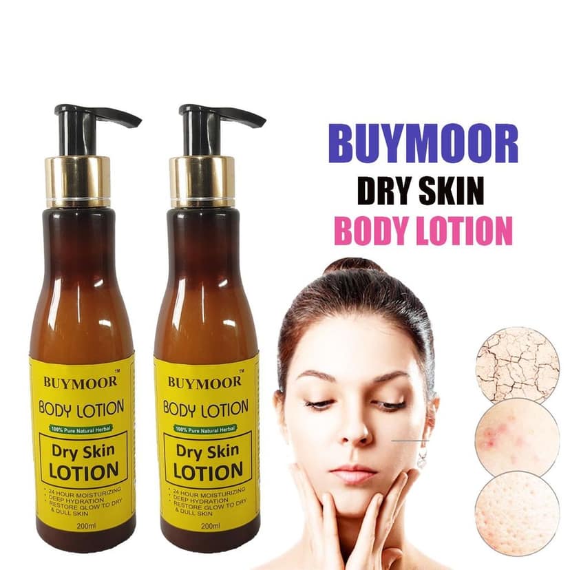 BUYMOOR Dry Skin Deep Nourishing Skin Brightening Body Lotion Men & Women 2400 ML(Pack Of 12). view 4