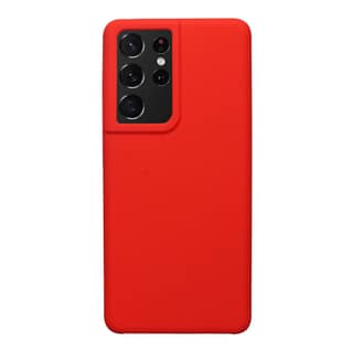 LIRAMARK Liquid Silicone Soft Back Cover Case for Samsung Galaxy S21 Ultra