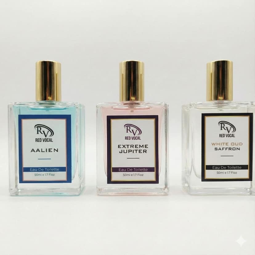 Red Vocal Aalien for Unisex , Extreme Jupiter for Women & White Oud Saffron Premium Perfume for Unisex Combo | Eau De Toilette | 3 x 50ml view 4