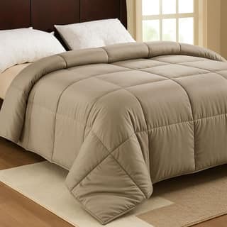 CoolBreeze All Weather Comforter Quilts blanket Light Brown By Orchid Homez 200GSM (254x244 cm)