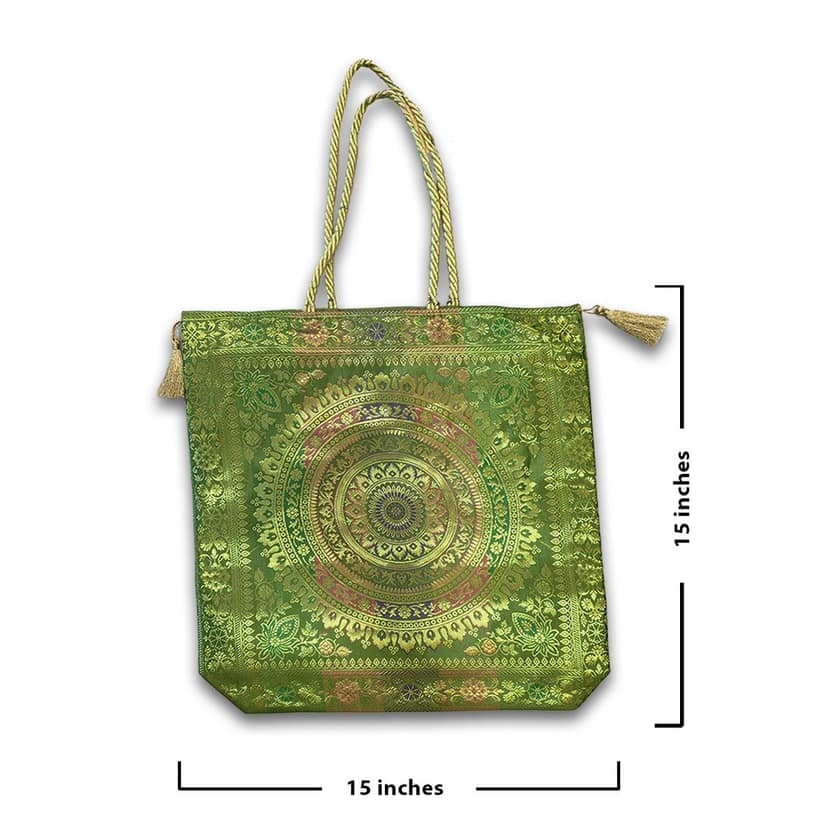 Motif Design Banarasi Bag view 3