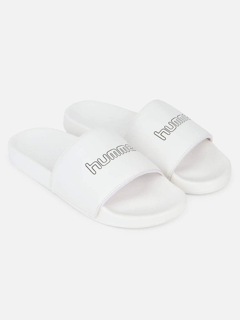 Pop Women White Slides view 3