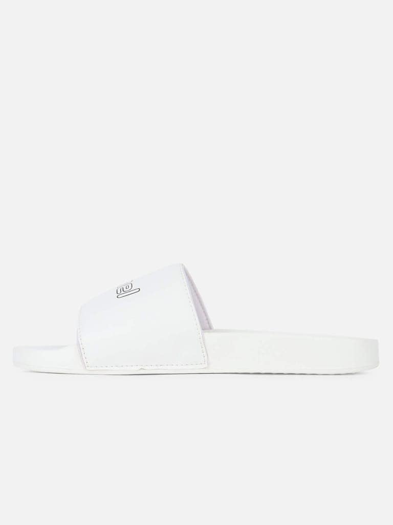 Pop Women White Slides view 5