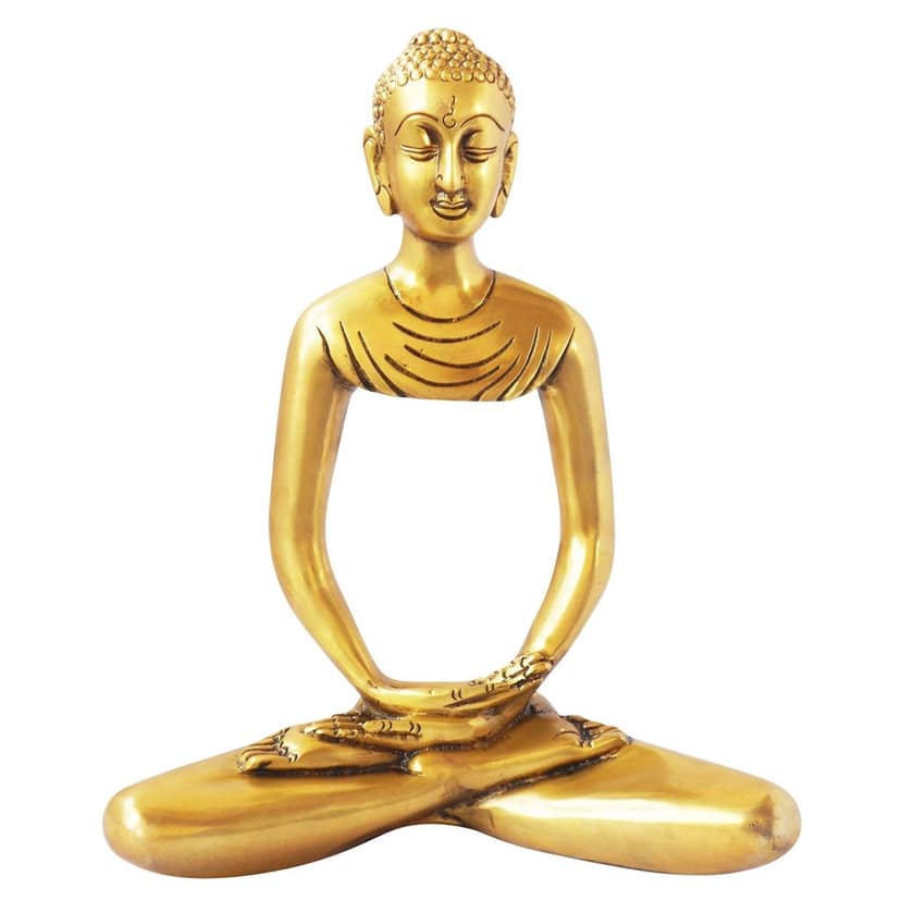 Brass Invisible Buddha Statue - Unique Artistic Showpiece, Height : 10 Inch (BSMAS1117 A) view 2
