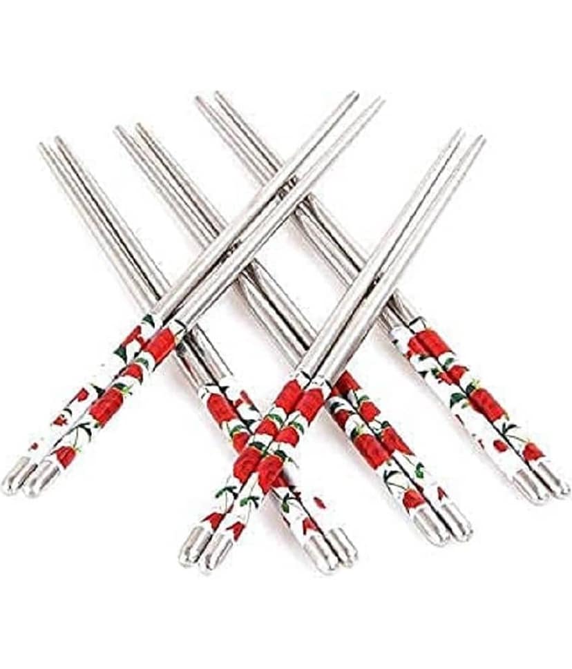 GKBOSS - Aluminium Disposable Chop Sticks ( Pack of 10 )