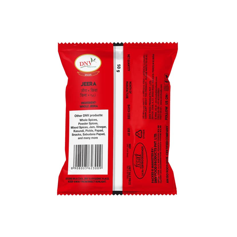 DNV Foods Jeera, 50 gm view 2