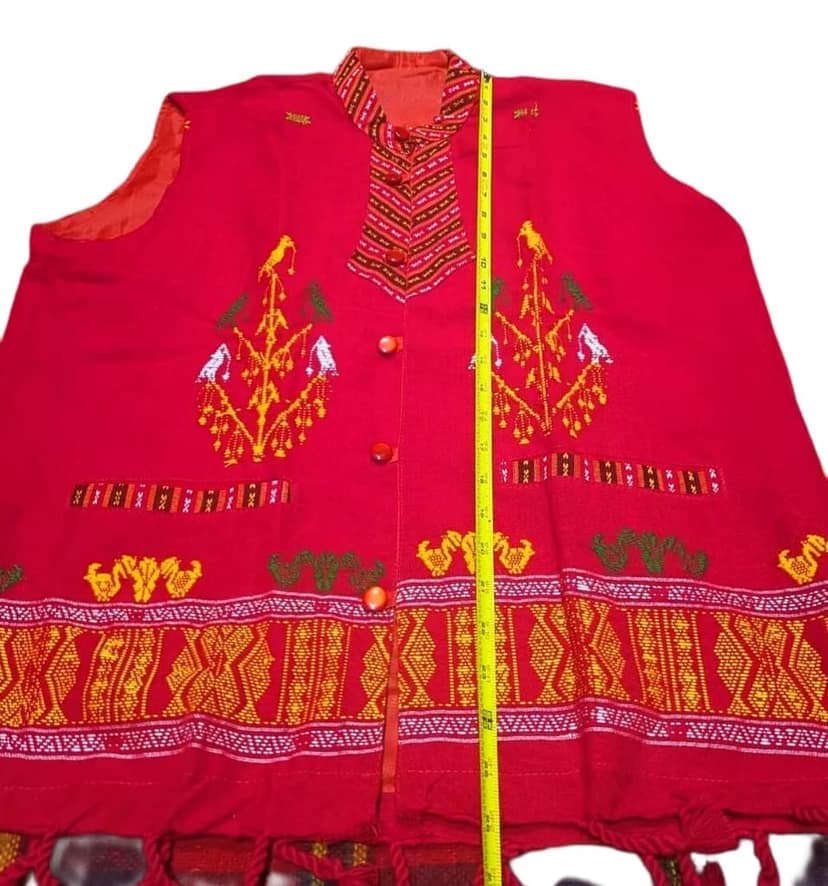 ASOMI Karbi Handmade Embroidered Traditional Jacket view 3