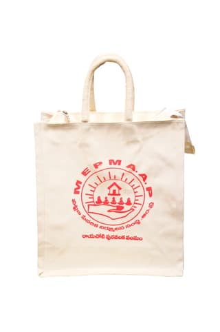 Eco-Friendly Canvas Tote Bag with Zipper
