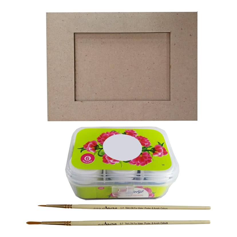 Gond Art on Frame DIY Kit by Penkraft view 2