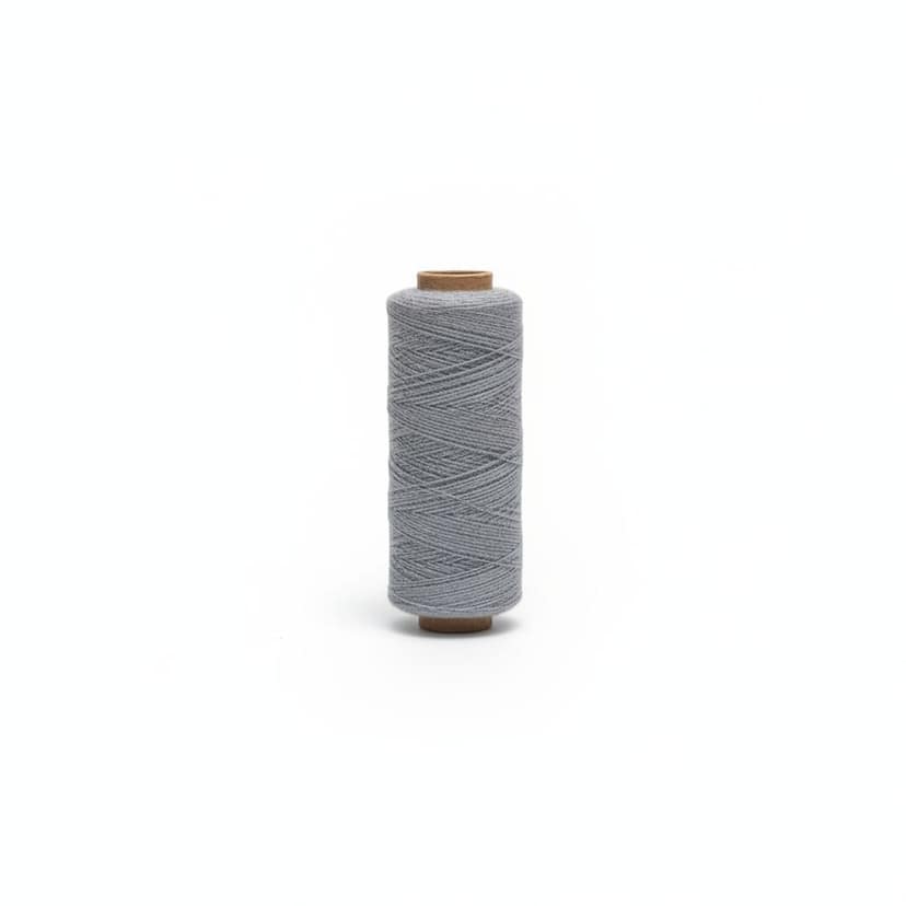 Grey Industrial Yarn Spool