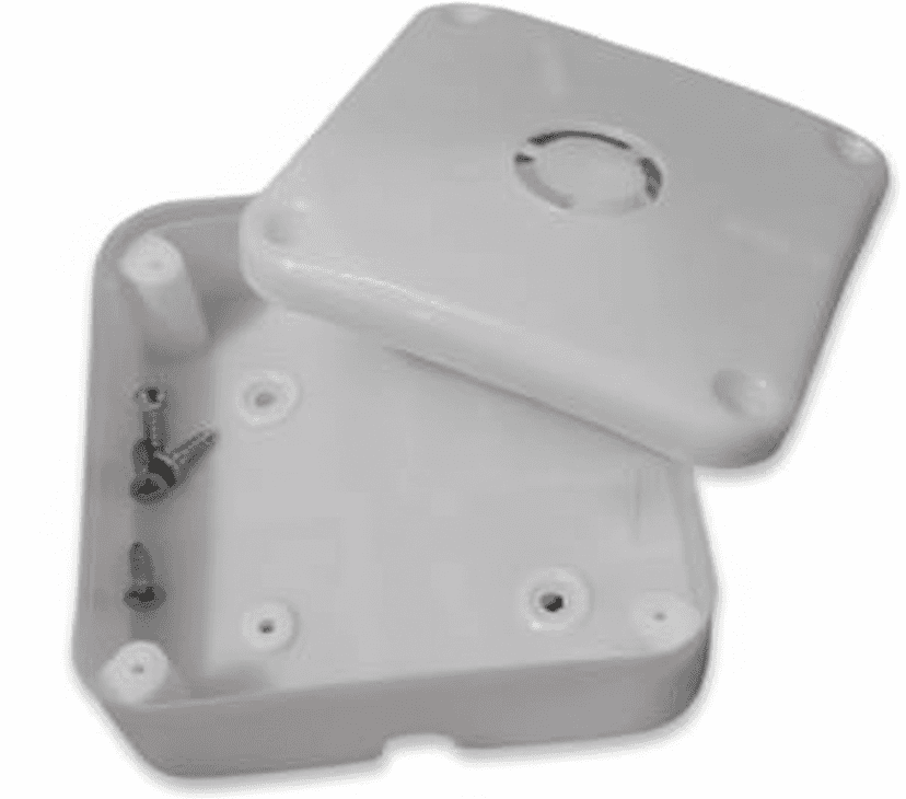 4x4 PVC Junction Box, (pack of 10 White, HD-IP CCTV Compatible, Model SH-PVC-V4-WP