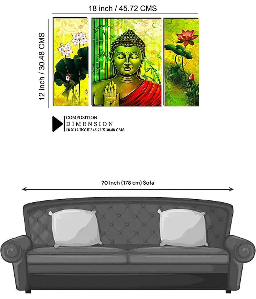 Indianara - Religious Painting Without Frame view 2