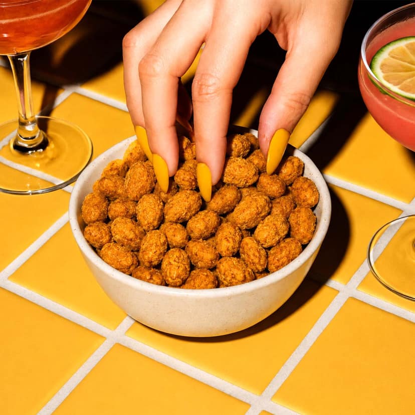 Lal Masala Peanuts Made with Groundnut Oil & Himalayan Rock Salt Guilt-Free Snack - 150g view 3