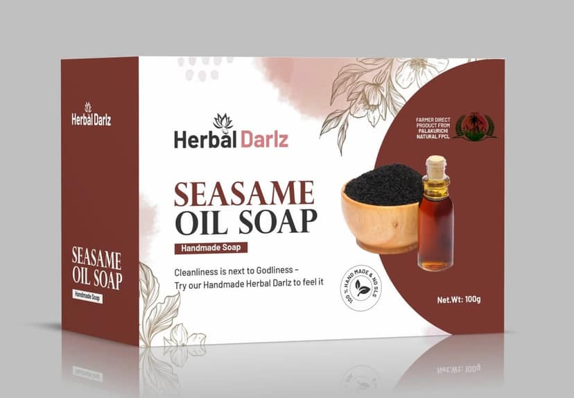 Handmade Sesame Oil Soap view 3