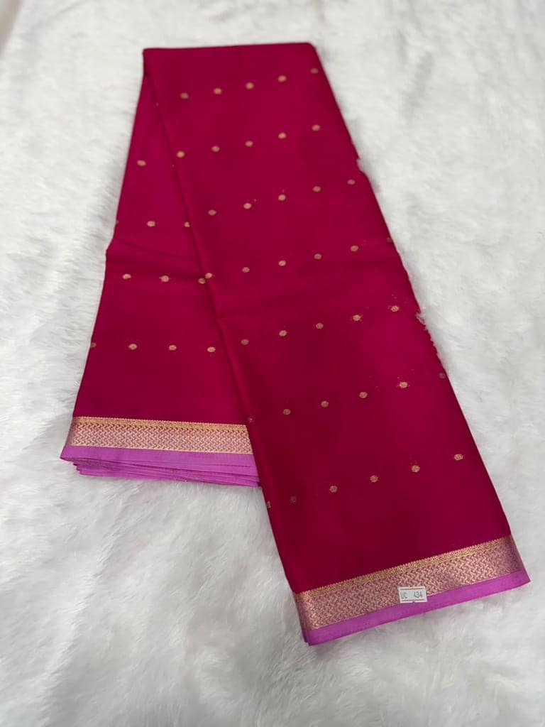 Classic Magenta Saree