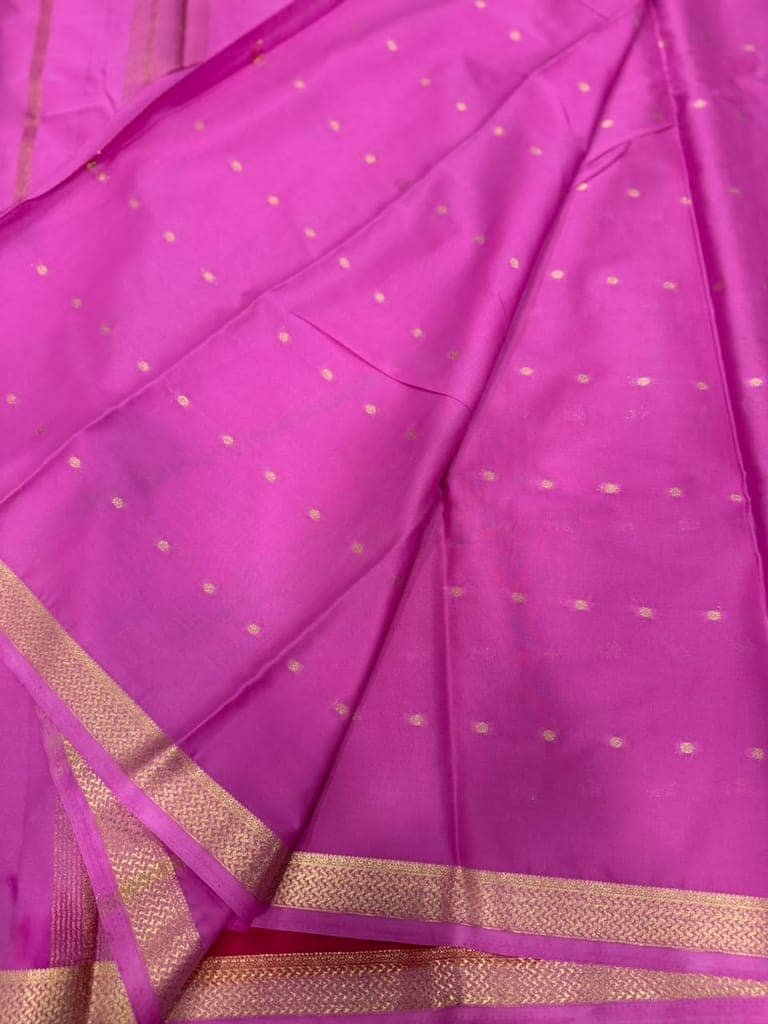 Classic Magenta Saree view 2