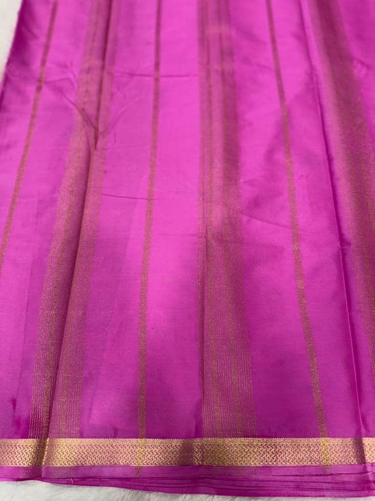 Classic Magenta Saree view 3
