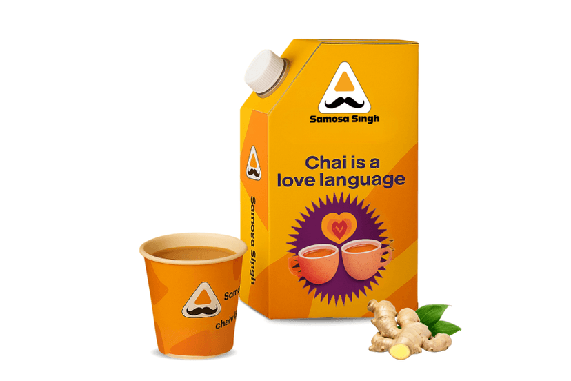 Ginger chai 210 ml (serves 2-3)