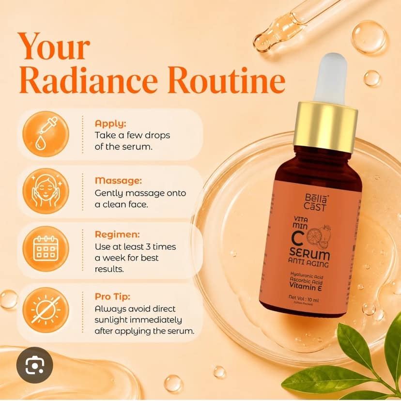 Bella cast vitamin c serum view 2