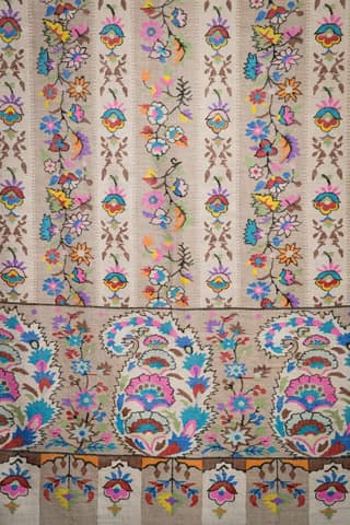 Luxury Pashmina Shawl with Paisley Embroidery