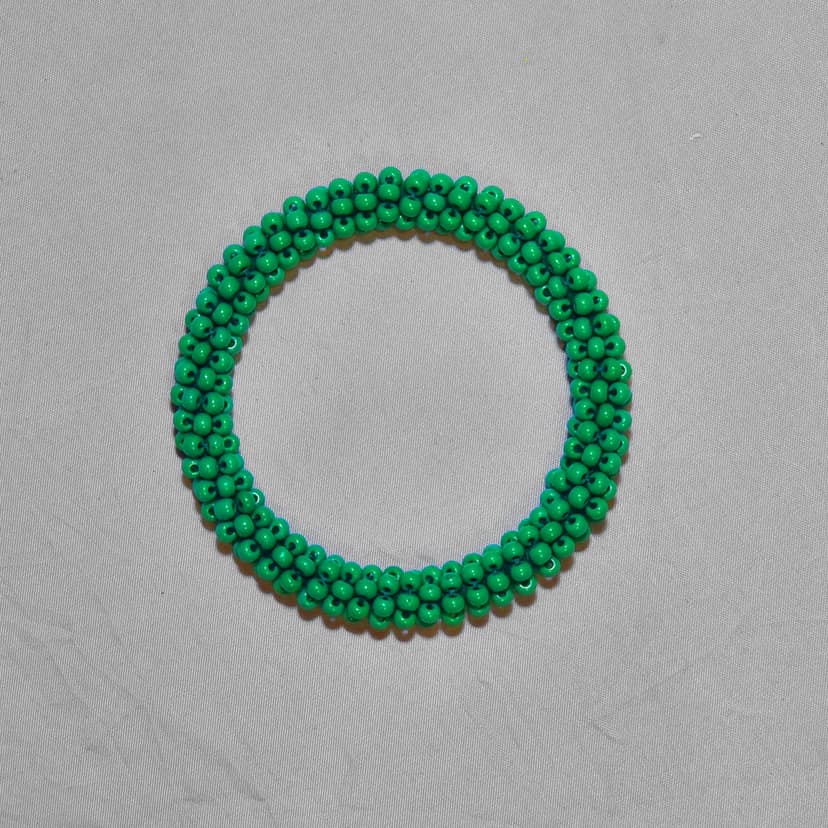 Tribes India Handcrafted Green Bangles