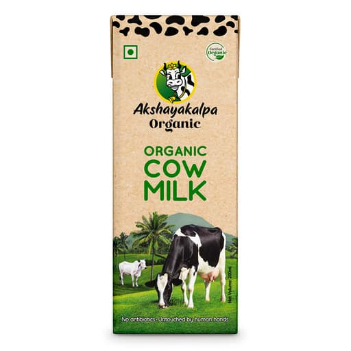 Akshayakalpa Organic Cow Milk - UHT - 200ml