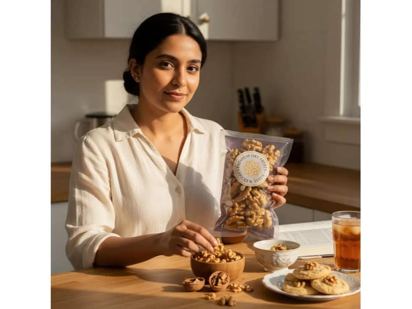 Rasda Kashmiri Walnuts Quarters - 100g view 4
