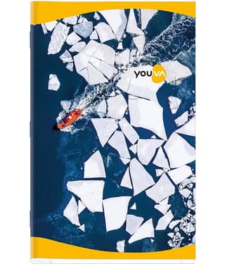 Navneet Youva | Soft Bound Long Notebook | Foolscap Size 21 cm x 33 cm | Unruled | 228 Pages| Pack of 6