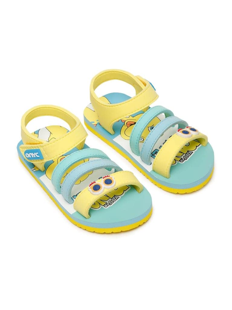 Premium Dino Gelatoe Sandals - Yellow (Unisex) view 3