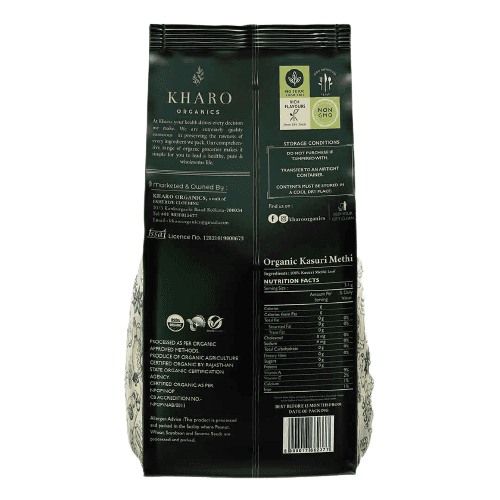 Kharo Organics Kasuri Methi 30 Gms Pack Of 4 view 2