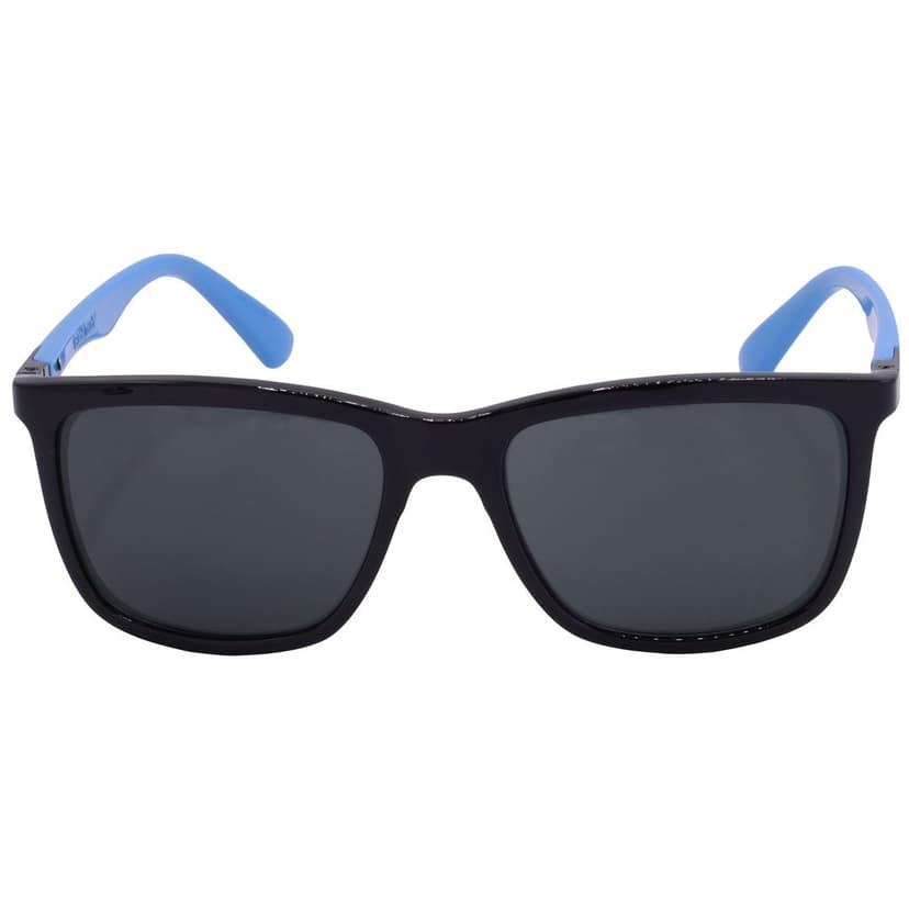 Hrinkar Grey Rectangular Stylish Goggles Black, Sky Blue Frame Sunglasses for Men & Women - HRS-BT-01-BK-LBU-BK view 2