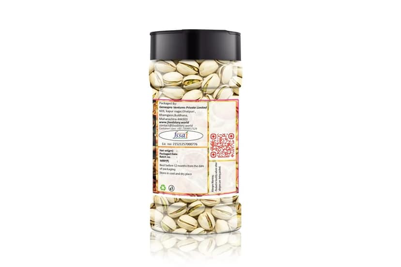 Foodstory Roasted & Salted Pistachios – Perfectly Crunchy & Savoury view 3