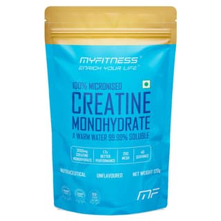 Myfitness Creatine Powder | Pure Micronised Creatine Monohydrate | Pre Workout For Men & Women | Unflavoured Supplement |
