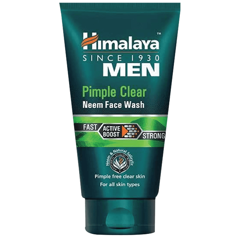 Himalaya Men Pimple Clear Neem Face Wash, 100 Ml view 2