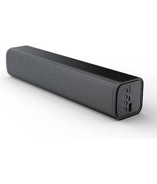 VERONIC SOUNBAR 10 W Bluetooth Speaker Bluetooth V 5.1 with USB,SD card Slot,Aux Playback Time 10 hrs Black
