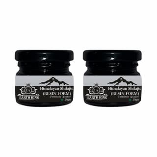 EARTH KING Himalayan Shilajit/Shilajit Resin (Semi Liquid) - 40Gm (Pack of 2)